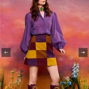 Patchwork skirt size 18, it is a British company but this fits like a US 18